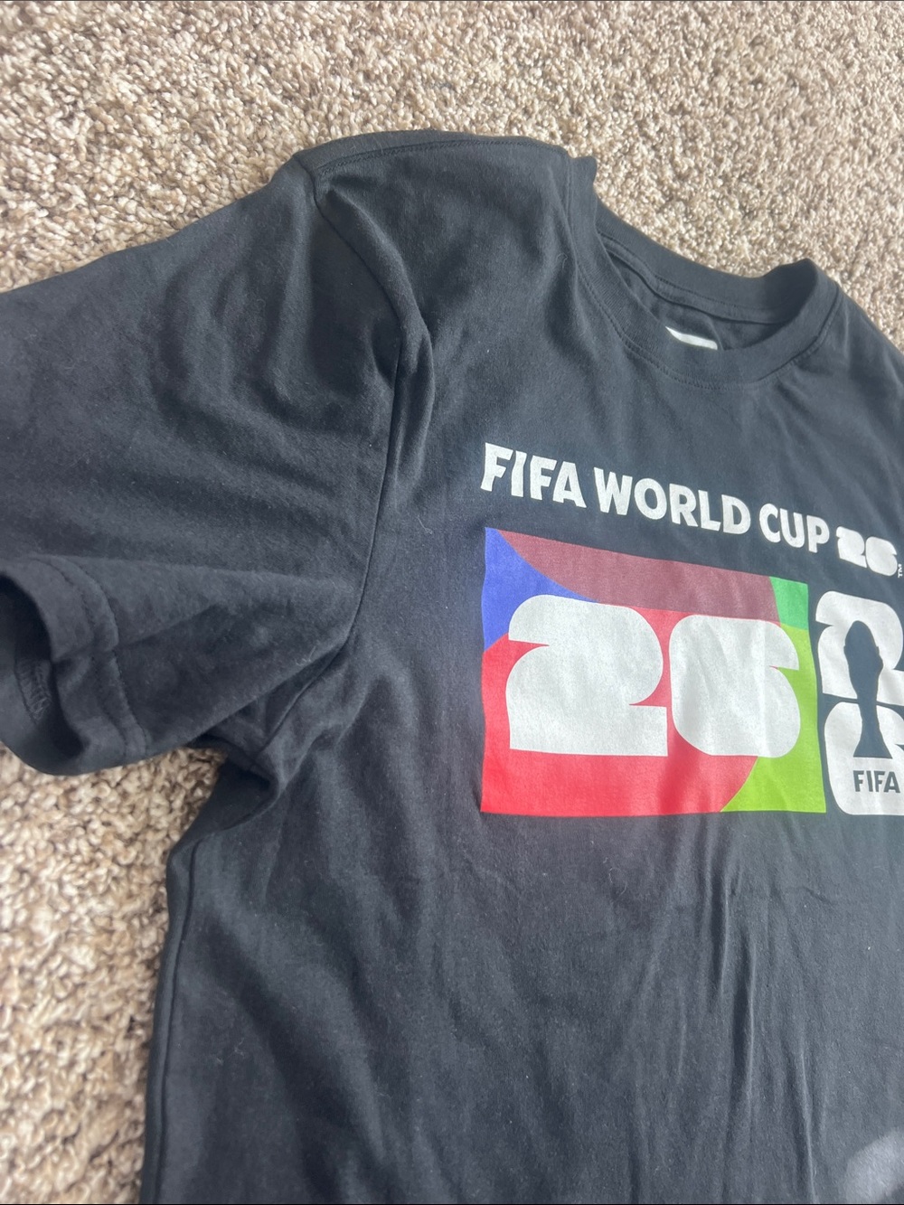 NWOT! FIFA World Cup 2026 Black Graphic Tee Size MED - Picture 5 of 12
